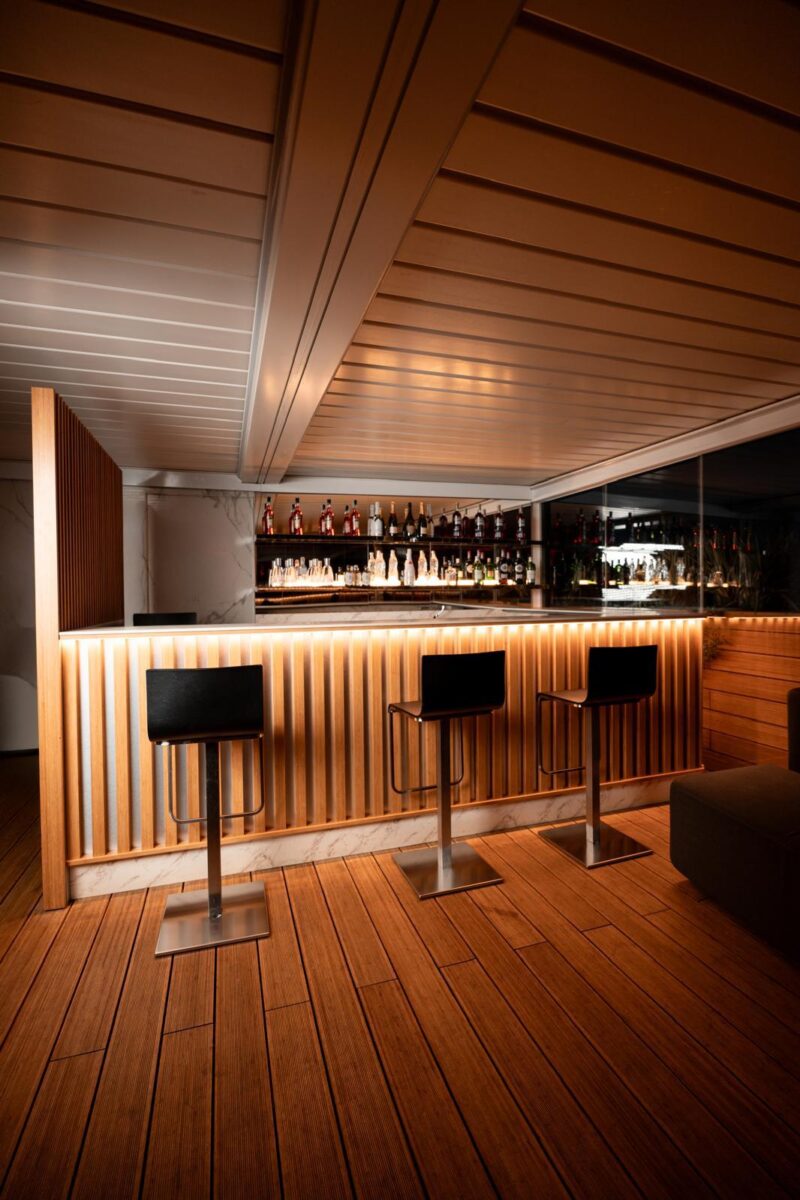 Terrazza Eventi Regina - Location 5 giornate Milano - Dettaglio Bancone Bar